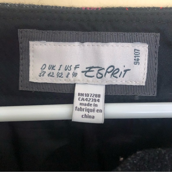 Esprit plaid mini skirt vintage early 2000s - Picture 2 of 3